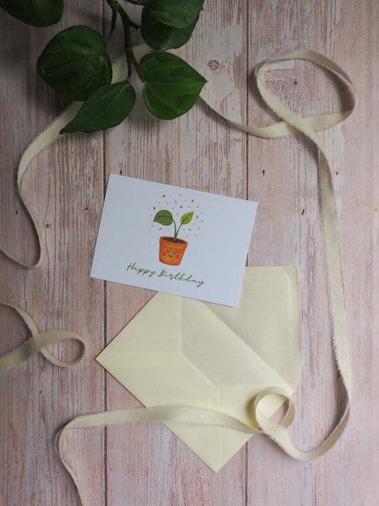Grußkarte - Happy Birthday
