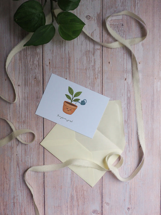 Grußkarte - You grow, girl