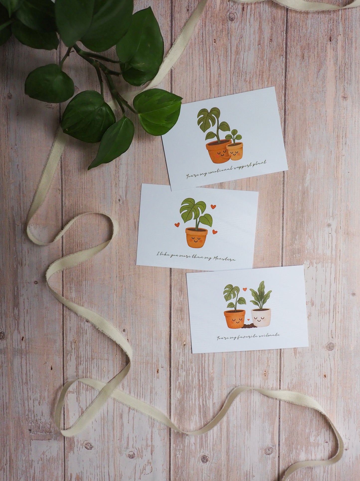 Grußkarten-Bundle "Plant Love Notes"