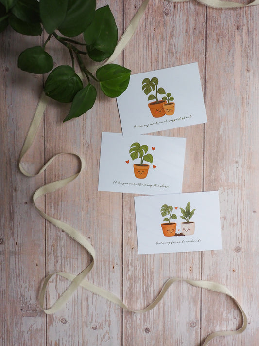 Grußkarten-Bundle "Plant Love Notes"