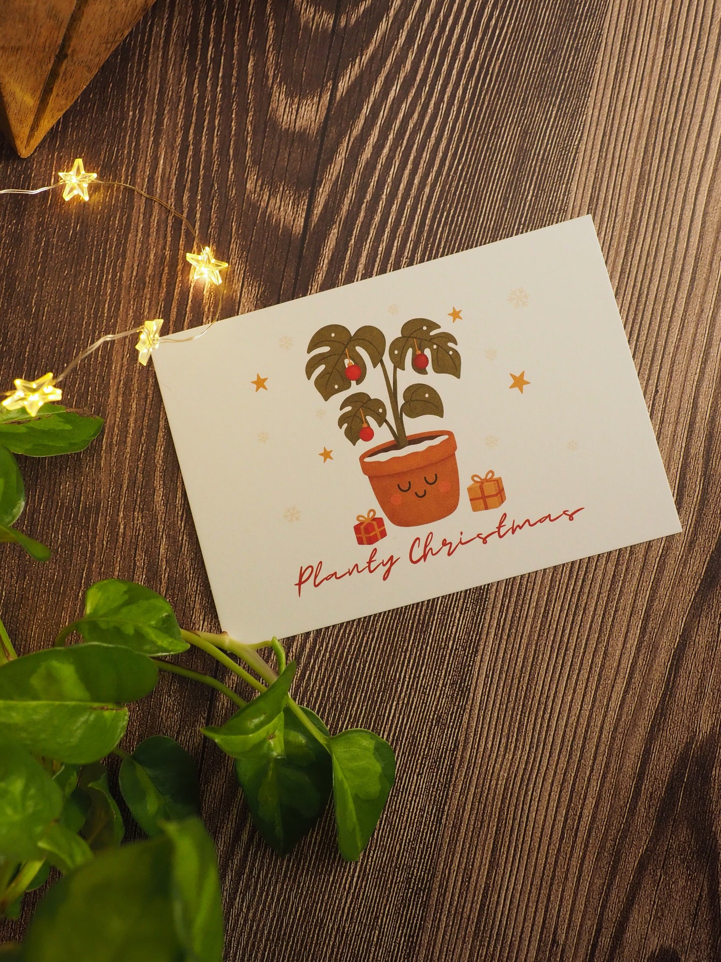 Grußkarte - Planty Christmas